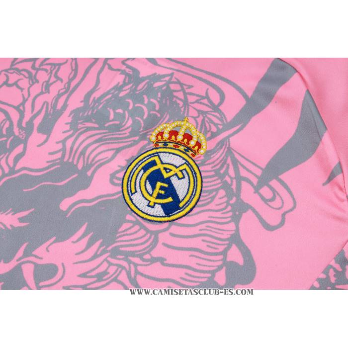 Chandal del Real Madrid Dragon 24-25 Manga Corta Rosa - Pantalon Corto
